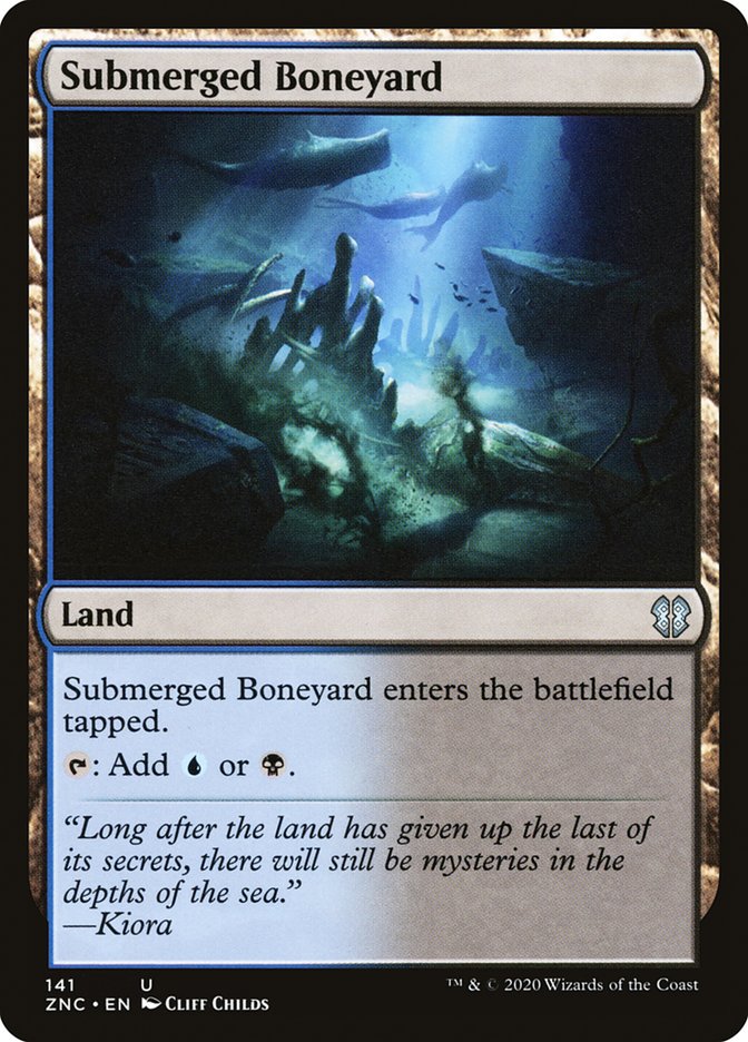 Submerged Boneyard [Zendikar Rising Commander] - Magic: The Gathering - Card Brawlers | Quebec | Canada |