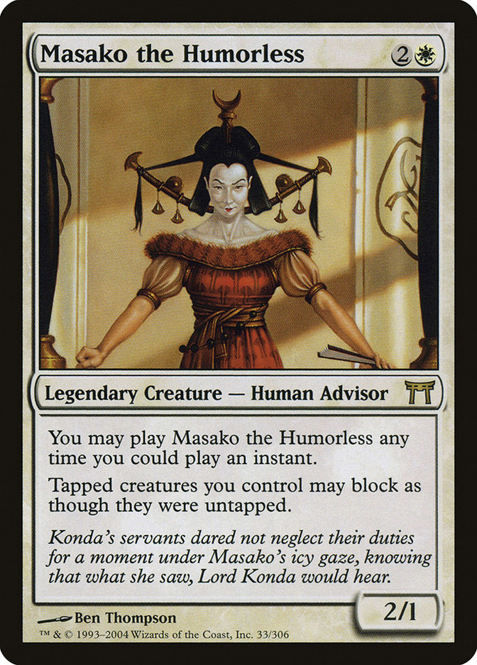 Masako the Humorless [Champions of Kamigawa] - Magic: The Gathering - Card Brawlers | Quebec | Canada |