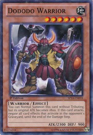 Dododo Warrior [SP14-EN018] Starfoil Rare - Yu-Gi-Oh! - Card Brawlers | Quebec | Canada |