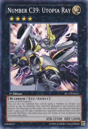 Number C39: Utopia Ray [SP14-EN022] Starfoil Rare - Yu-Gi-Oh! - Card Brawlers | Quebec | Canada |