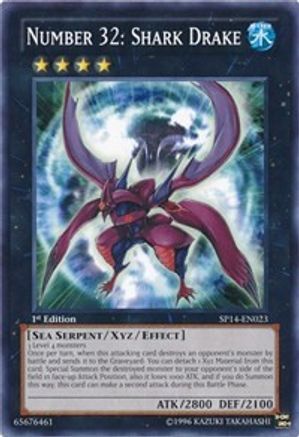 Number 32: Shark Drake [SP14-EN023] Common - Yu-Gi-Oh! - Card Brawlers | Quebec | Canada |