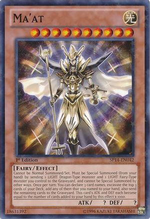 Ma'at [SP14-EN042] Starfoil Rare - Yu-Gi-Oh! - Card Brawlers | Quebec | Canada |