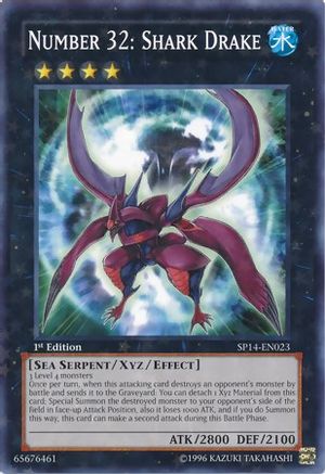 Number 32: Shark Drake [SP14-EN023] Starfoil Rare - Yu-Gi-Oh! - Card Brawlers | Quebec | Canada |