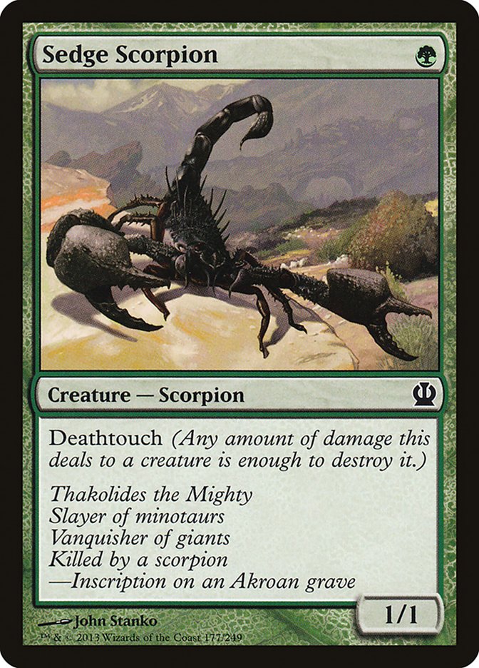 Sedge Scorpion [Theros] - Magic: The Gathering - Card Brawlers | Quebec | Canada |