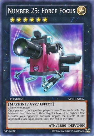Number 25: Force Focus [SP14-EN026] Starfoil Rare - Yu-Gi-Oh! - Card Brawlers | Quebec | Canada |