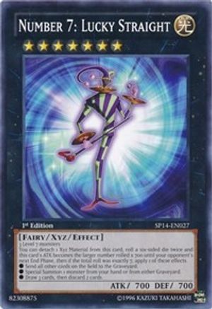 Number 7: Lucky Straight [SP14-EN027] Common - Yu-Gi-Oh! - Card Brawlers | Quebec | Canada |