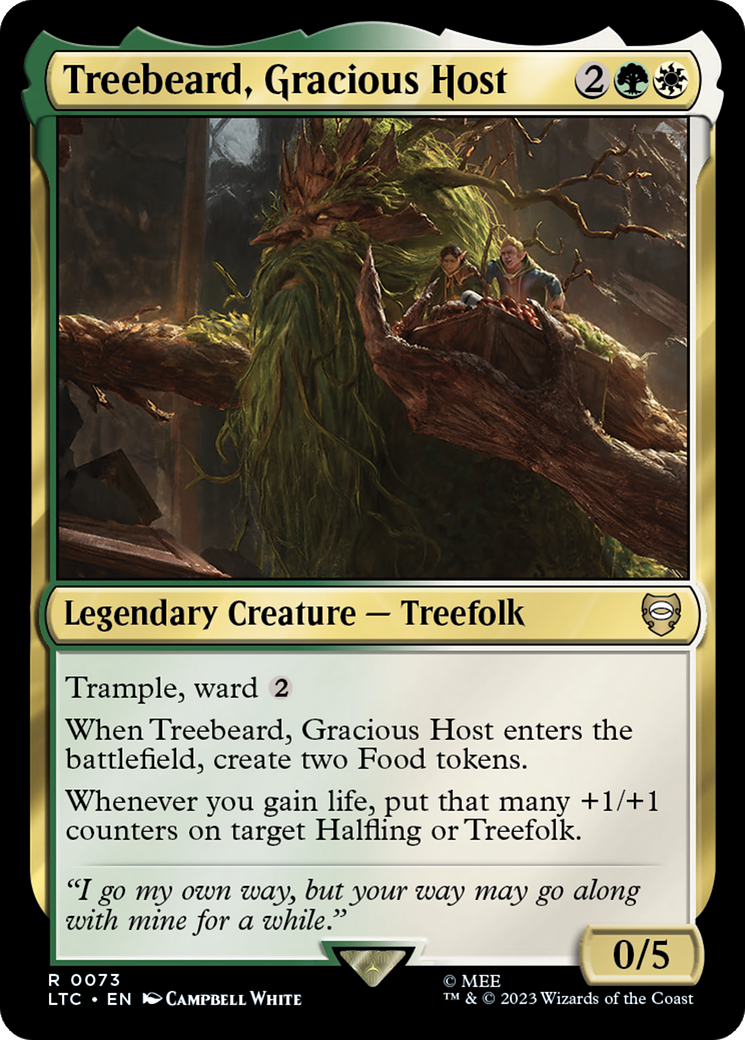 Treebeard, Gracious Host [The Lord of the Rings: Tales of Middle-Earth Commander] - Magic: The Gathering - Card Brawlers | Quebec | Canada |
