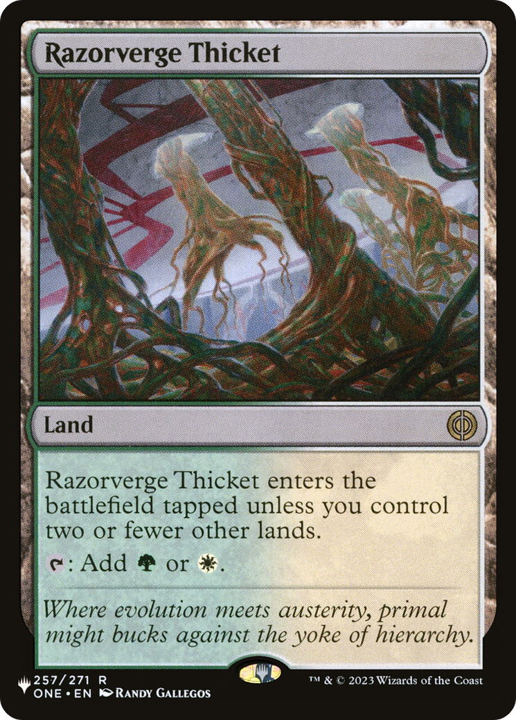 Razorverge Thicket [The List] - Magic: The Gathering - Card Brawlers | Quebec | Canada |