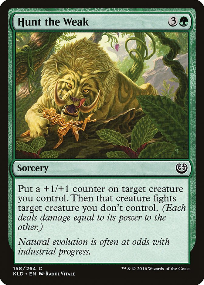 Hunt the Weak [Kaladesh] - Magic: The Gathering - Card Brawlers | Quebec | Canada |