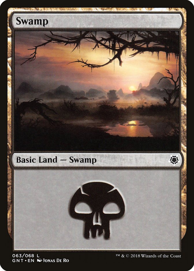 Swamp (63) [Game Night 2018] - Magic: The Gathering - Card Brawlers | Quebec | Canada |
