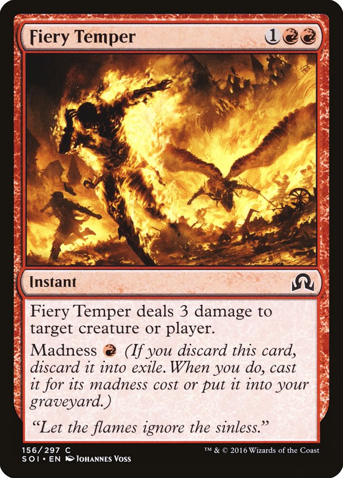 Fiery Temper [Shadows over Innistrad] - Magic: The Gathering - Card Brawlers | Quebec | Canada |