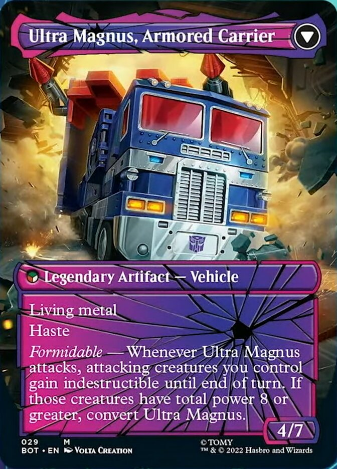Ultra Magnus, Tactician // Ultra Magnus, Armored Carrier (Shattered Glass) [Transformers] - Magic: The Gathering - Card Brawlers | Quebec | Canada |