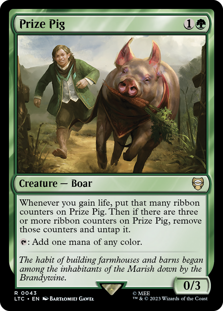 Prize Pig [The Lord of the Rings: Tales of Middle-Earth Commander] - Magic: The Gathering - Card Brawlers | Quebec | Canada |