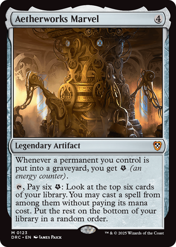 Aetherworks Marvel [Aetherdrift Commander] - Magic: The Gathering - Card Brawlers | Quebec | Canada |