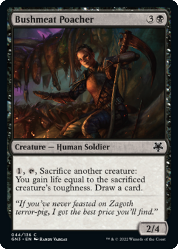 Bushmeat Poacher [Game Night: Free-for-All] - Magic: The Gathering - Card Brawlers | Quebec | Canada |