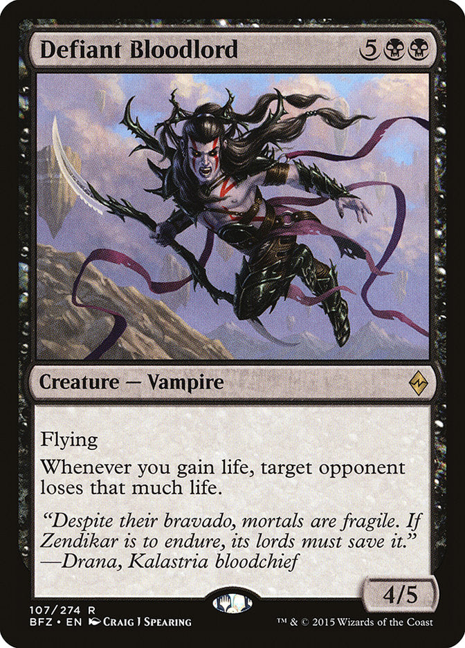 Defiant Bloodlord [Battle for Zendikar] - Magic: The Gathering - Card Brawlers | Quebec | Canada |