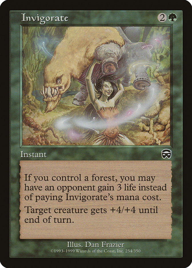 Invigorate [Mercadian Masques] - Magic: The Gathering - Card Brawlers | Quebec | Canada |