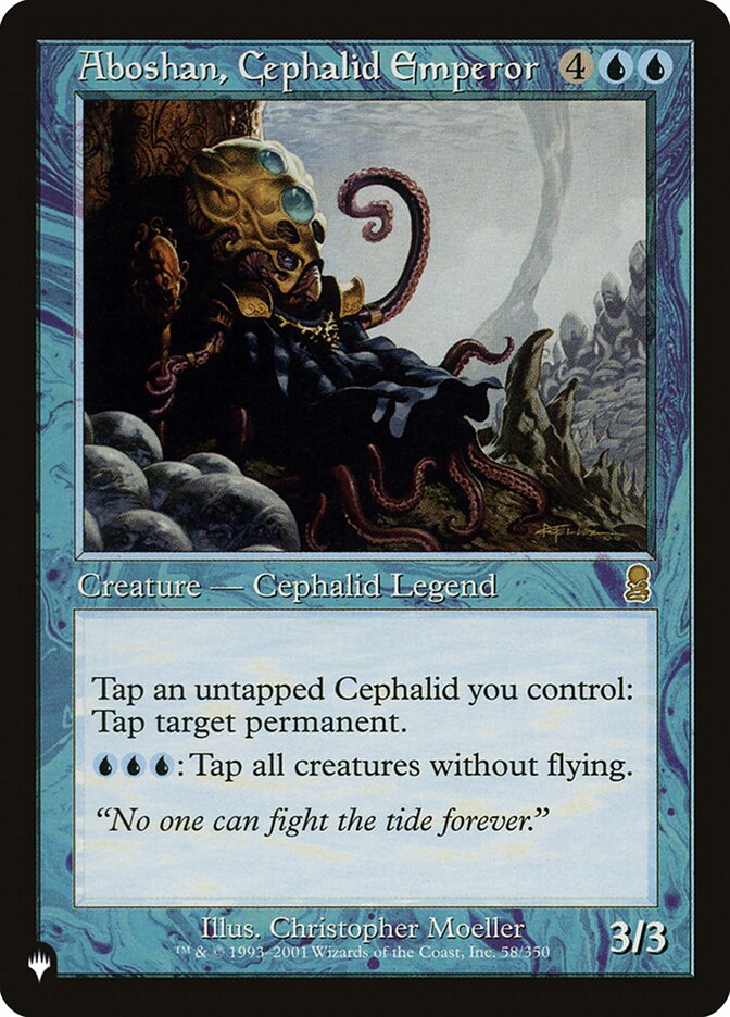 Aboshan, Cephalid Emperor [The List] - Magic: The Gathering - Card Brawlers | Quebec | Canada |