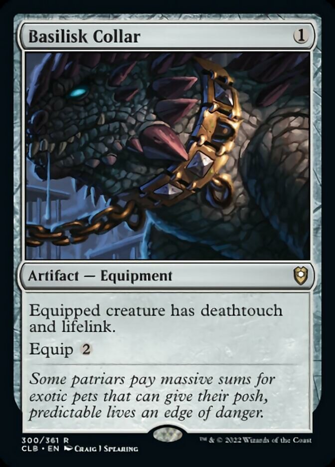 Basilisk Collar [Commander Legends: Battle for Baldur's Gate] - Magic: The Gathering - Card Brawlers | Quebec | Canada |