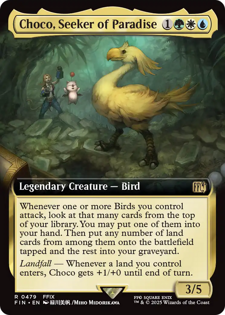 Choco, Seeker of Paradise (Extended Art) [FINAL FANTASY] - Magic: The Gathering - Card Brawlers | Quebec | Canada |