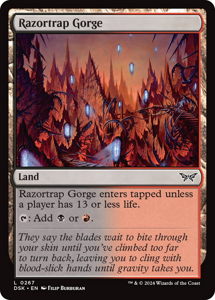 Razortrap Gorge [Duskmourn: House of Horror] - Magic: The Gathering - Card Brawlers | Quebec | Canada |
