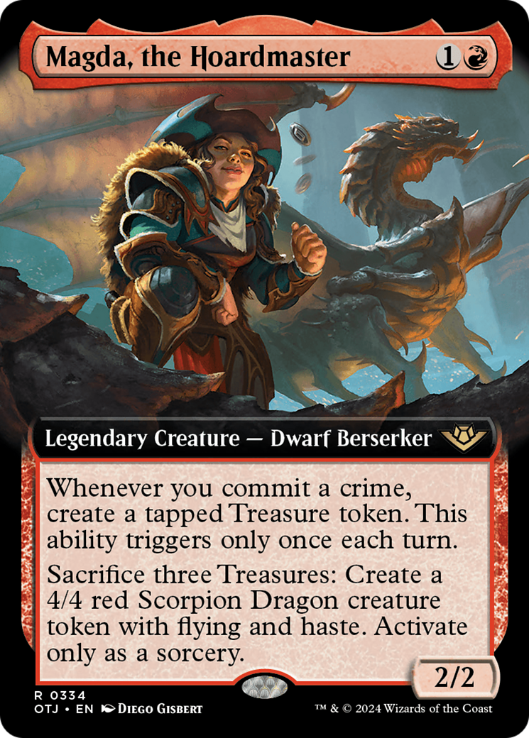 Magda, the Hoardmaster (Extended Art) [Outlaws of Thunder Junction] - Magic: The Gathering - Card Brawlers | Quebec | Canada |