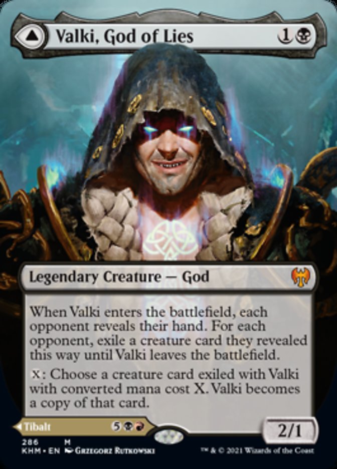 Valki, God of Lies // Tibalt, Cosmic Impostor (Borderless) [Kaldheim] - Magic: The Gathering - Card Brawlers | Quebec | Canada |