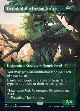 Dryad of the Ilysian Grove (Borderless) [Secret Lair Drop Series] - Magic: The Gathering - Card Brawlers | Quebec | Canada |