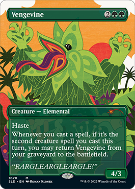 Vengevine (Borderless) [Secret Lair Drop Series] - Magic: The Gathering - Card Brawlers | Quebec | Canada |