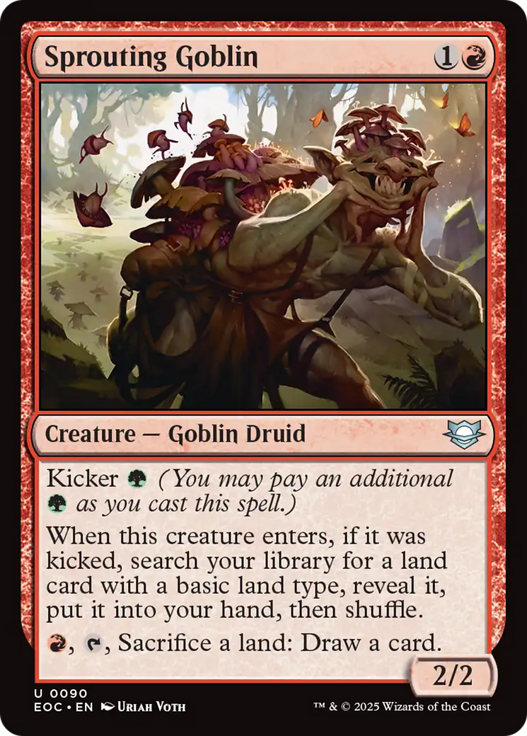 Sprouting Goblin [Edge of Eternities Commander] - Magic: The Gathering - Card Brawlers | Quebec | Canada |