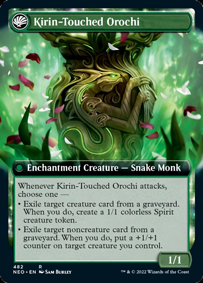 Teachings of the Kirin // Kirin-Touched Orochi (Extended Art) [Kamigawa: Neon Dynasty] - Magic: The Gathering - Card Brawlers | Quebec | Canada |