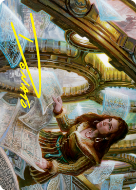 Cartographer's Survey Art Card (Gold-Stamped Signature) [Innistrad: Crimson Vow Art Series] - Magic: The Gathering - Card Brawlers | Quebec | Canada |