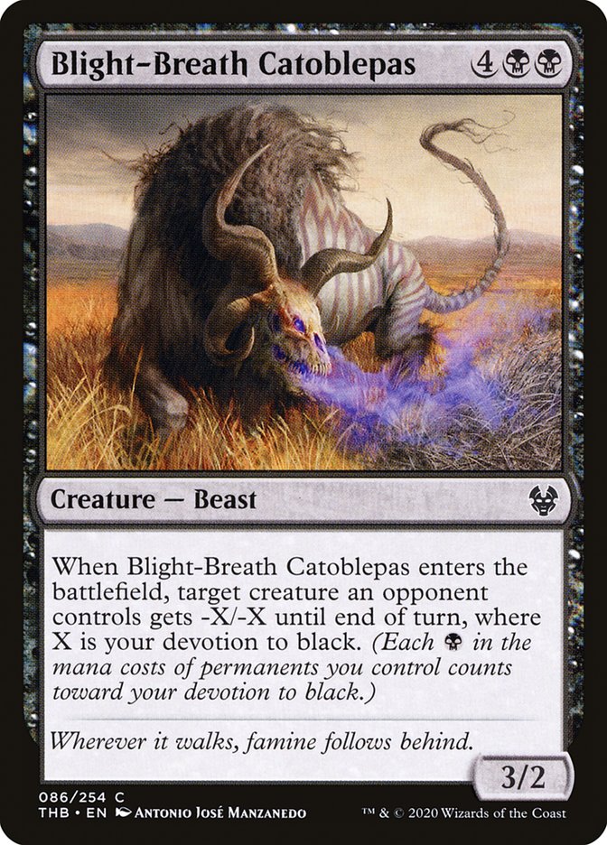 Blight-Breath Catoblepas [Theros Beyond Death] - Magic: The Gathering - Card Brawlers | Quebec | Canada |