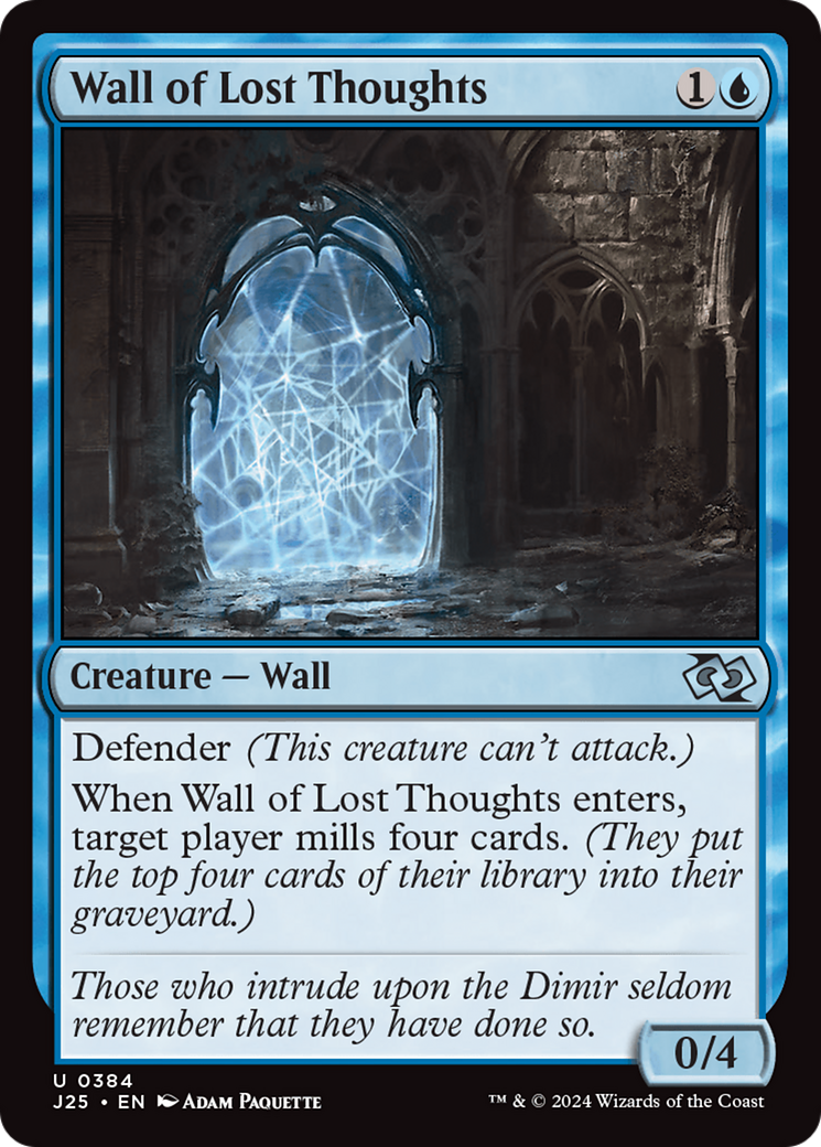 Wall of Lost Thoughts [Foundations Jumpstart] - Magic: The Gathering - Card Brawlers | Quebec | Canada |