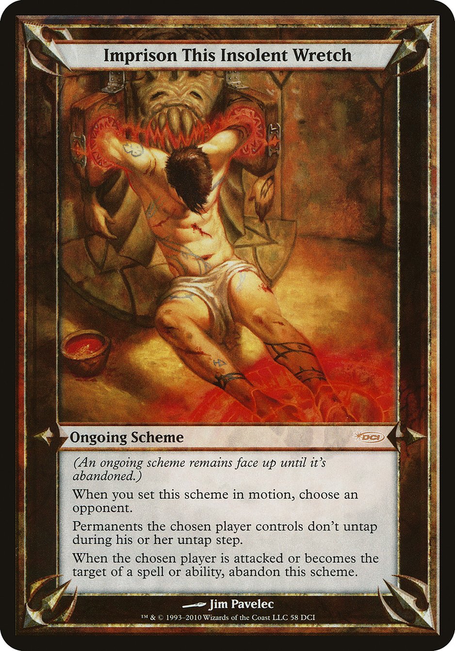 Imprison This Insolent Wretch (Schemes) [Promotional Schemes] - Magic: The Gathering - Card Brawlers | Quebec | Canada |