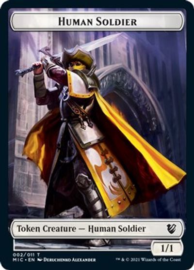 Eldrazi Spawn // Human Soldier Double-Sided Token [Innistrad: Midnight Hunt Commander Tokens] - Magic: The Gathering - Card Brawlers | Quebec | Canada |