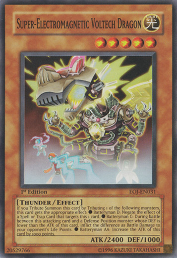 Super-Electromagnetic Voltech Dragon [EOJ-EN031] Super Rare - Yu-Gi-Oh! - Card Brawlers | Quebec | Canada |