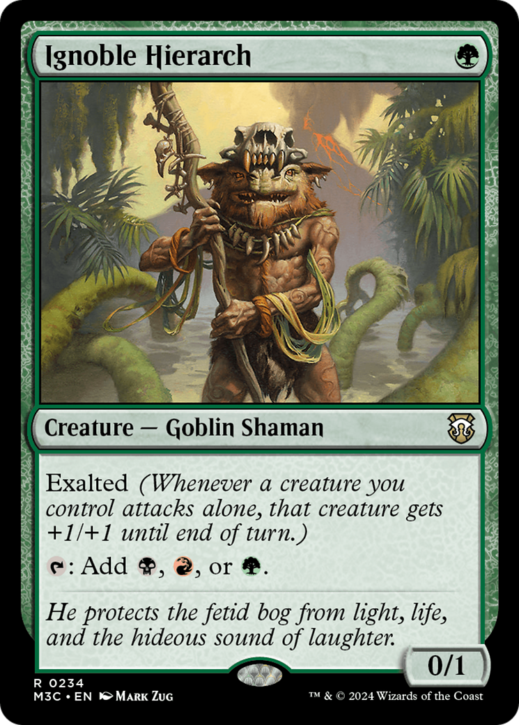 Ignoble Hierarch (Ripple Foil) [Modern Horizons 3 Commander] - Magic: The Gathering - Card Brawlers | Quebec | Canada |