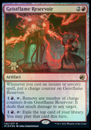Geistflame Reservoir [Innistrad: Midnight Hunt Prerelease Promos] - Magic: The Gathering - Card Brawlers | Quebec | Canada |