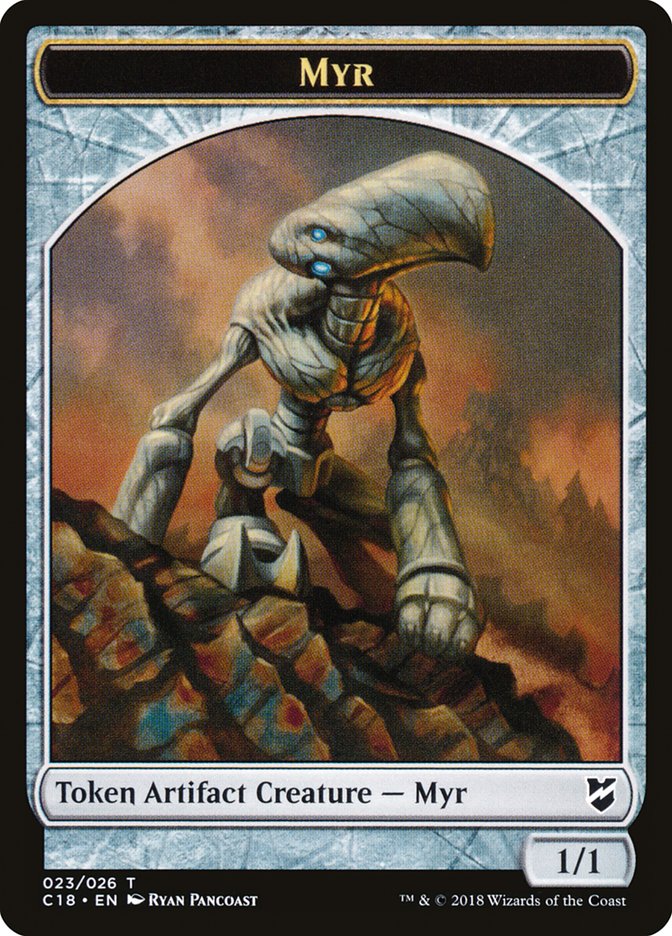 Myr Token (023/026) [Commander 2018 Tokens] - Magic: The Gathering - Card Brawlers | Quebec | Canada |