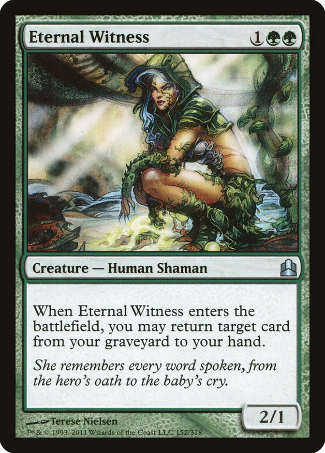 Eternal Witness [Commander 2011] - Magic: The Gathering - Card Brawlers | Quebec | Canada |