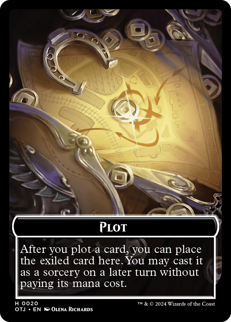 Beau // Plot Double-Sided Token [Outlaws of Thunder Junction Tokens] - Magic: The Gathering - Card Brawlers | Quebec | Canada |