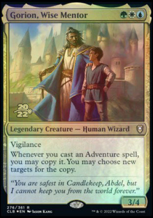 Gorion, Wise Mentor [Commander Legends: Battle for Baldur's Gate Prerelease Promos] - Magic: The Gathering - Card Brawlers | Quebec | Canada |