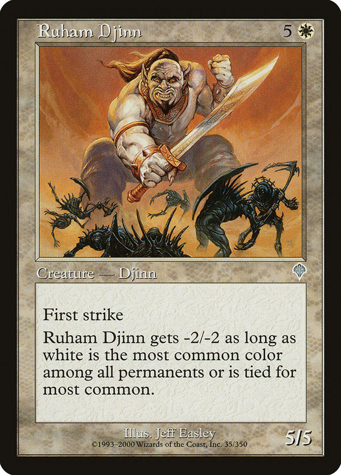 Ruham Djinn [Invasion] - Magic: The Gathering - Card Brawlers | Quebec | Canada |