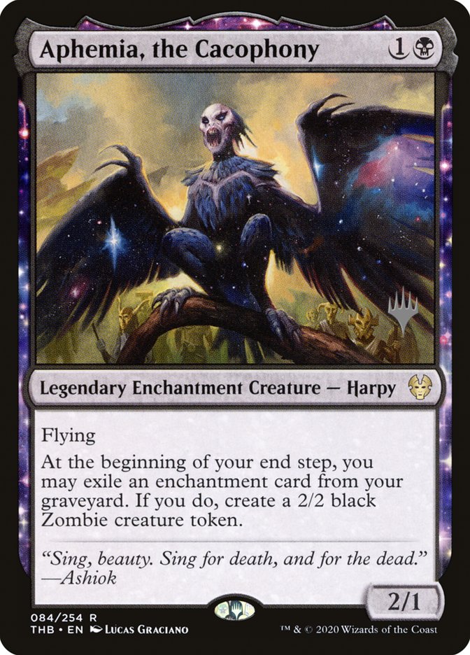 Aphemia, the Cacophony (Promo Pack) [Theros Beyond Death Promos] - Magic: The Gathering - Card Brawlers | Quebec | Canada |