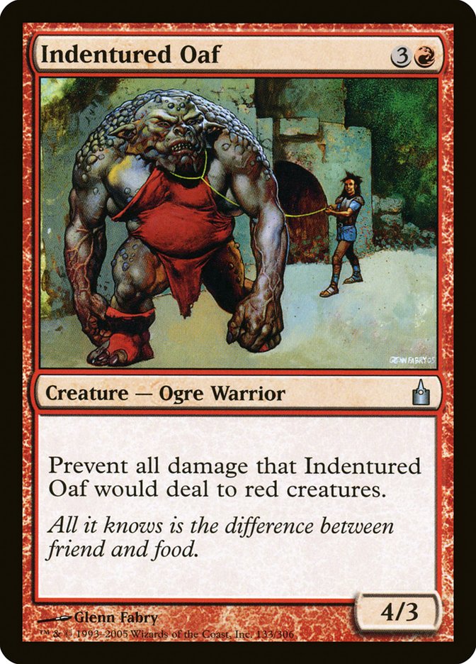 Indentured Oaf [Ravnica: City of Guilds] - Magic: The Gathering - Card Brawlers | Quebec | Canada |
