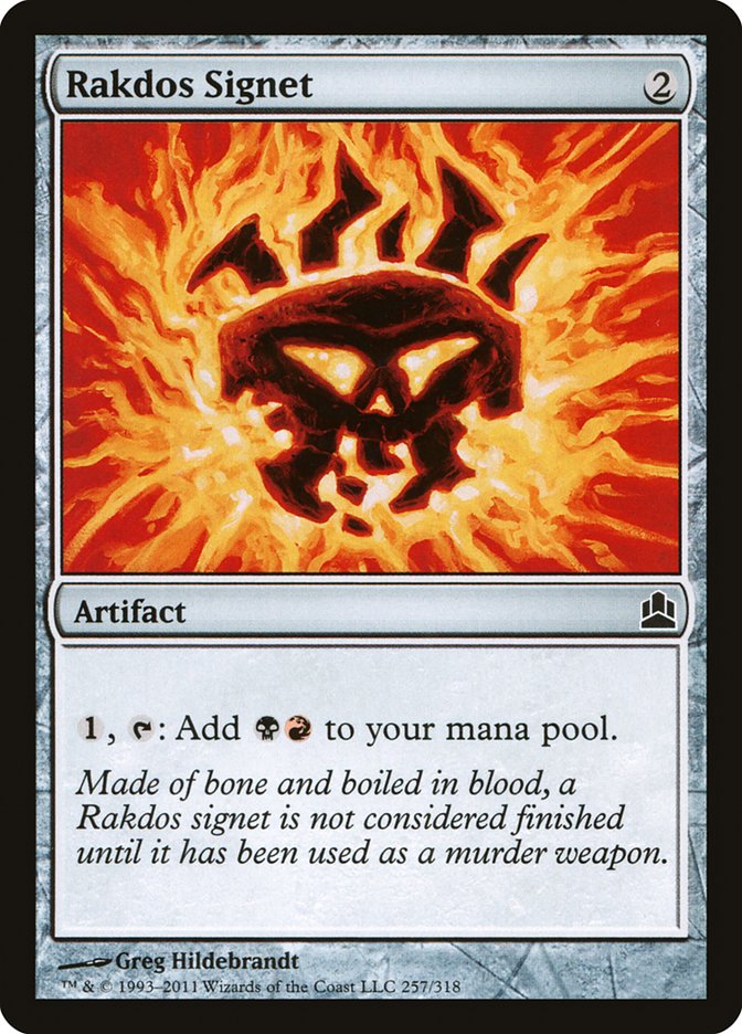 Rakdos Signet [Commander 2011] - Magic: The Gathering - Card Brawlers | Quebec | Canada |