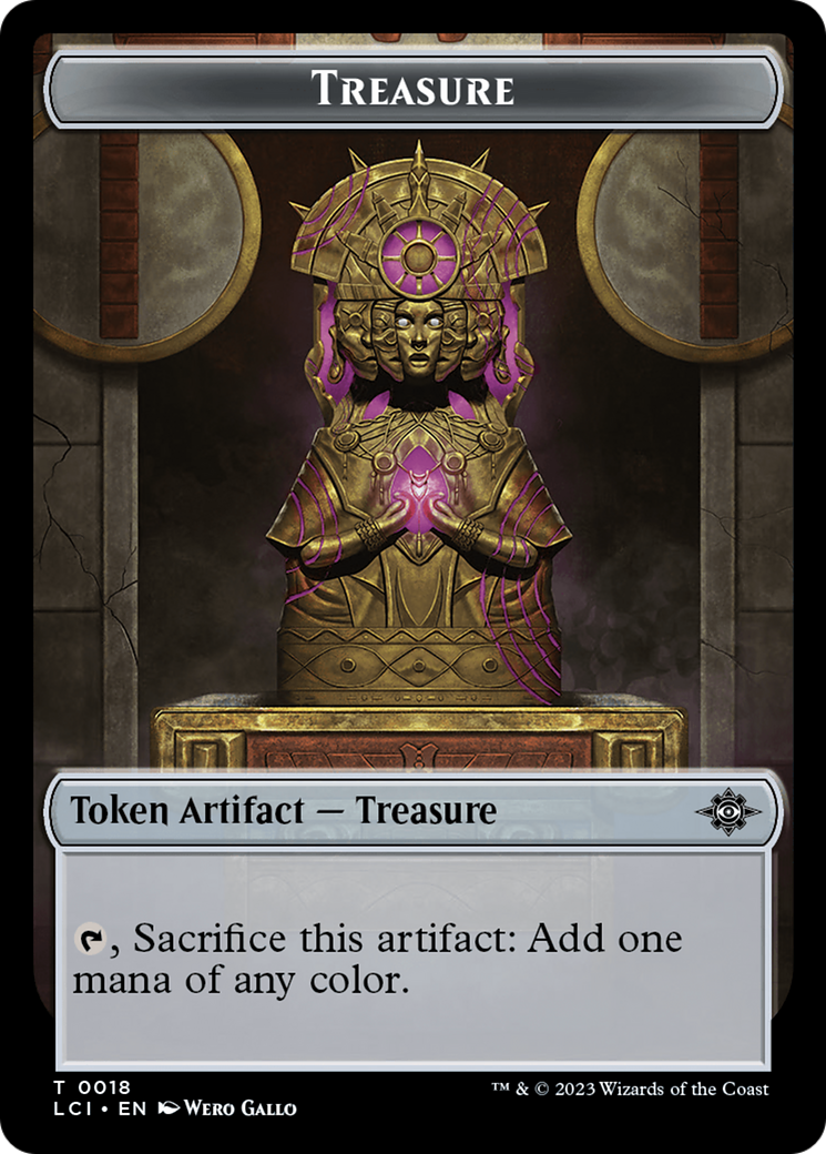 Treasure (0018) // Merfolk Double-Sided Token [The Lost Caverns of Ixalan Tokens] - Magic: The Gathering - Card Brawlers | Quebec | Canada |