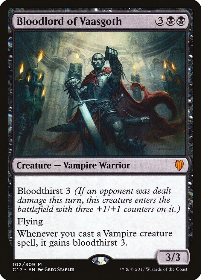 Bloodlord of Vaasgoth [Commander 2017] - Magic: The Gathering - Card Brawlers | Quebec | Canada |