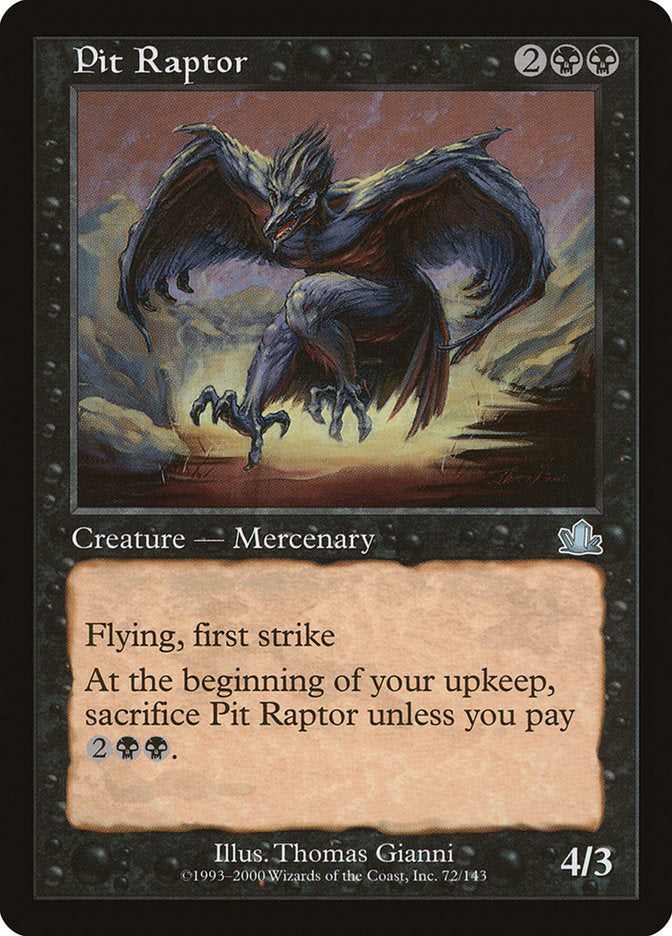 Pit Raptor [Prophecy] - Magic: The Gathering - Card Brawlers | Quebec | Canada |